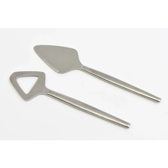 Vintage Kalmar Italian Stainless Steel Bar Set Barware Set of 5 For Sale - Image 11 of 13