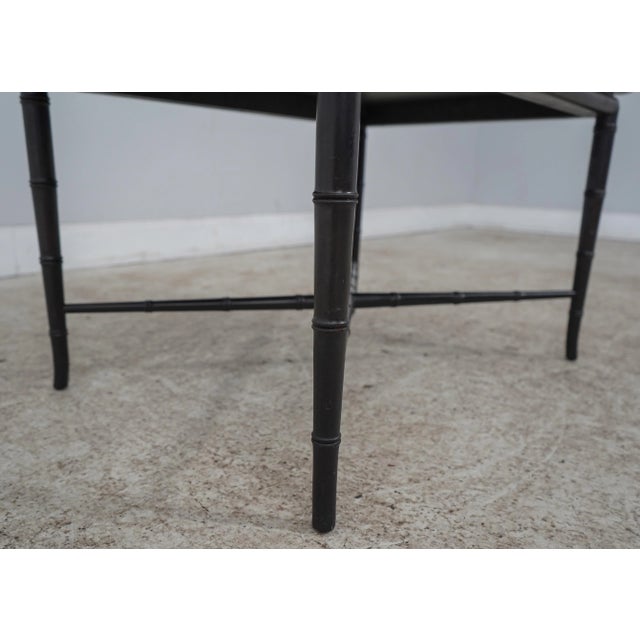 Kittinger Vintage Bamboo Form Modern Design Coffee Table For Sale - Image 9 of 13