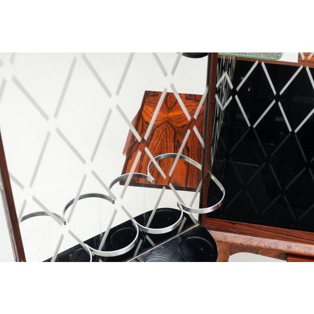 Bar Cabinet in Rosewood by Illum Wikkelso for C. F. Christensen, Denmark, 1960 For Sale - Image 15 of 18