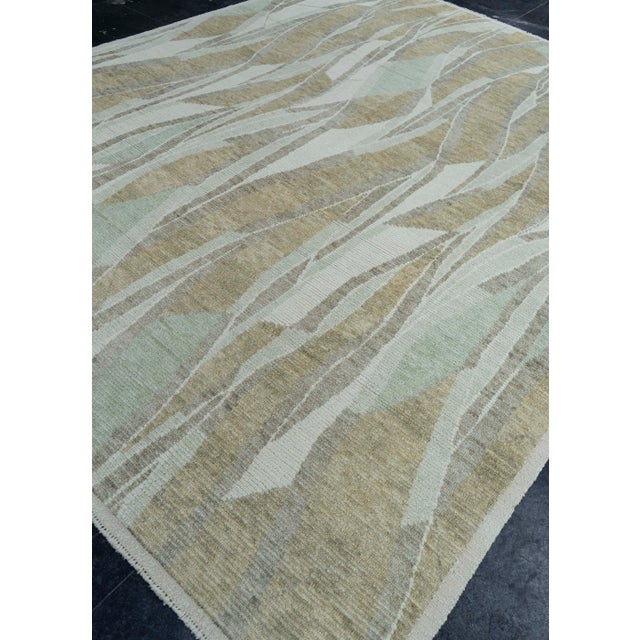 Turkish Turkish Oushak Runner Rug 2'2" x 8'3" #17166 For Sale - Image 3 of 8