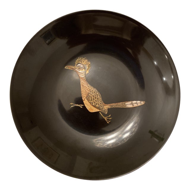 Vintage Couroc Roadrunner Bowl/Catchall For Sale