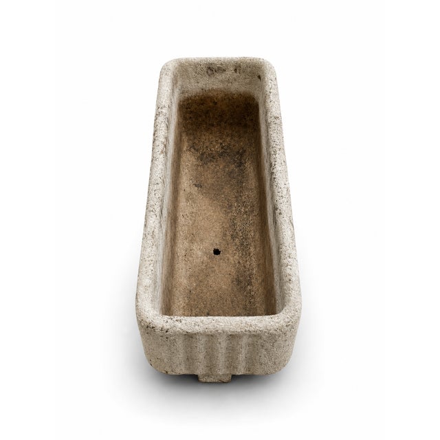 1960s Large Rectangular Stone Planters, 1960s, Set of 3 For Sale - Image 5 of 7