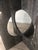 Contemporary Custom Gray Target-Pattern Side Table For Sale - Image 4 of 8