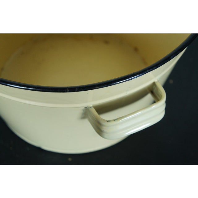 Mid 20th Century l'Hotel Des Royales Paris France Bumblebee Enameled Champagne Ice Bucket For Sale - Image 10 of 11