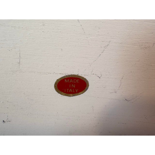 Vintage Painted Wood Italian Serving Tray For Sale In Dallas - Image 6 of 6