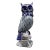 Mid 20th Century Seguso Viro Signed Large Blue & White Murano Glass Owl Figurine Sculpture For Sale