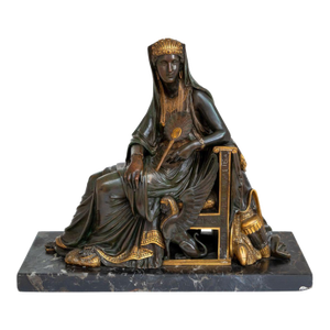 Leon Pilet "Cleopatra" Patinated Bronze, 19th C.
