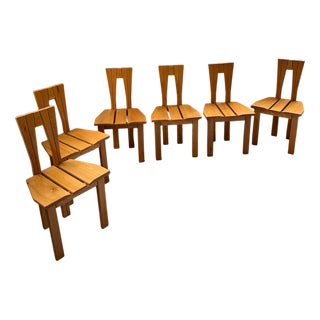 Elm Chairs from Seiltz, 1980s, Set of 6 For Sale