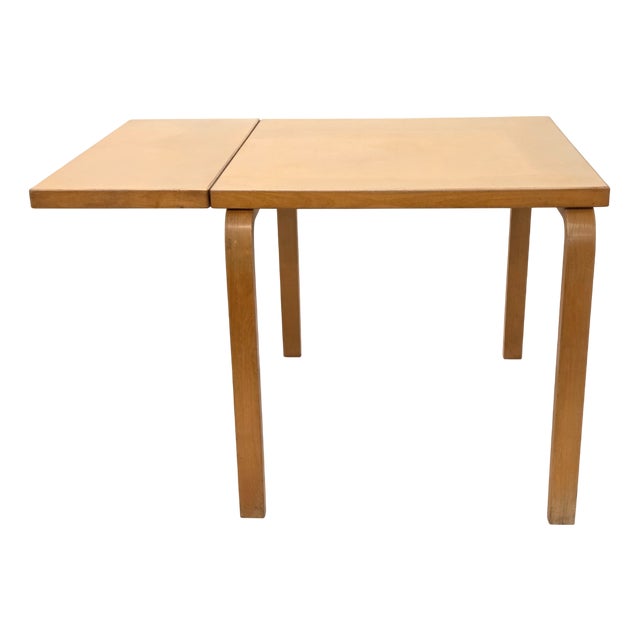 Vintage Drop-Leaf Table by Alvar Aalto for Artek, 1950s For Sale