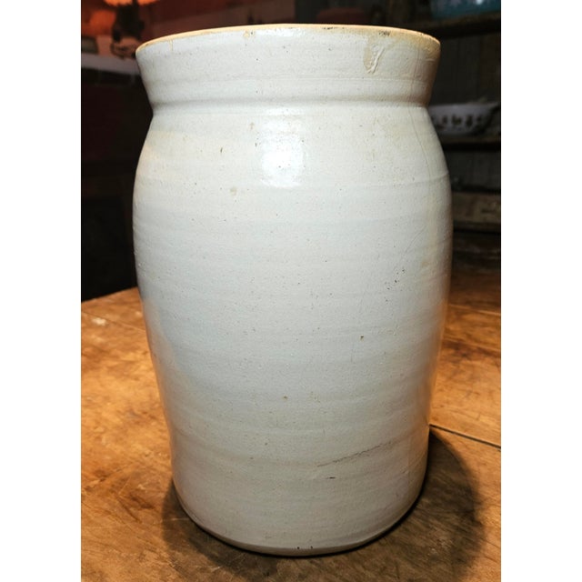 Ceramic French Stoneware Crock For Sale - Image 7 of 11