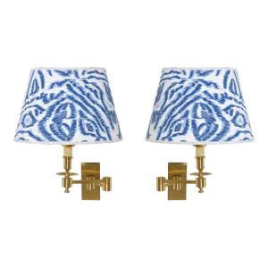 Pair of Brass Swing Arm Wall Lights