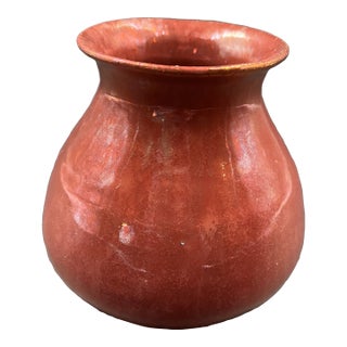 Late 19th Century Earthenware Glazed Delft Petite Pottery Vase For Sale