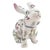 Vintage Botanical Floral Porcelain Rabbit Figurine 10.5" For Sale - Image 11 of 15