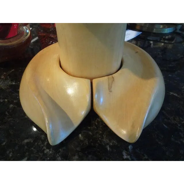 Wood Vintage Carved Wood Pinocchio Sculpture For Sale - Image 7 of 13