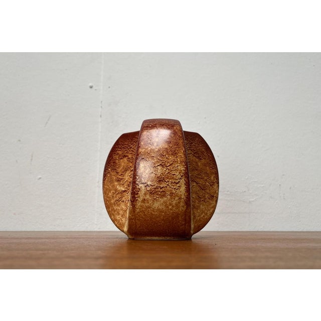 Mid-Century Italian Pottery Vase attributed to Bertoncello, 1960s, in Very Good conditions. Designed 1960 to 1969 This...