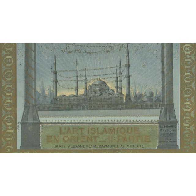 Alexandre M. Raymond, Ornamental Title Page with Ottoman Mosque, 1924, Paper For Sale - Image 4 of 9