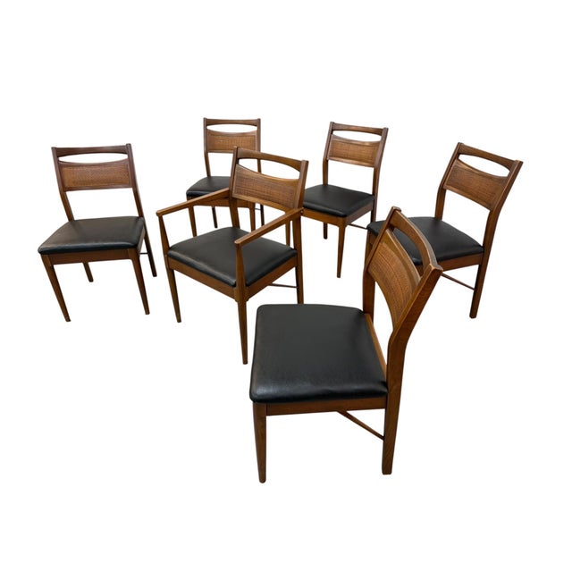 Mid-Century Modern Mid-Century Modern American of Martinsville Accord Dining Chairs - Set of 6 For Sale - Image 3 of 9