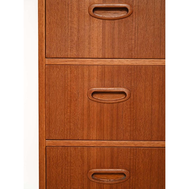 1950s Scandinavian Chest of Drawers in Teak, 1950s For Sale - Image 5 of 8