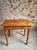 Antique French Walnut Writing Table with Drawer, 1900s For Sale - Image 9 of 16