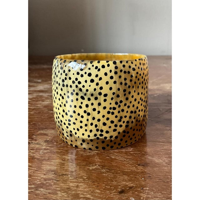 Vintage Resin Kenya Animal Print Bangle For Sale - Image 11 of 12