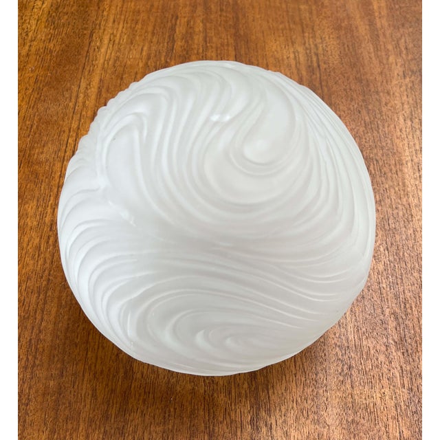 Silver Mid-Century Modern Swiss Space Age Replacement Spare Glass by E.R. Nele for Temde, 1960s For Sale - Image 8 of 9