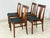 Brown Vintage Dining Chairs in Teak by Albin Johansson, Set of 4 For Sale - Image 8 of 13