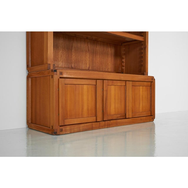 Large French B10 Bookcase Cabinet by Pierre Chapo, 1960 For Sale - Image 3 of 13