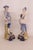 Porcelain Continental Couple Pair of 2 Figurines 18th Century Style Attire 5069b For Sale - Image 4 of 17