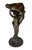13.5” high, scantily clad nude dancer wearing only a necklace and swirling veil marked “aurore” which translates from...