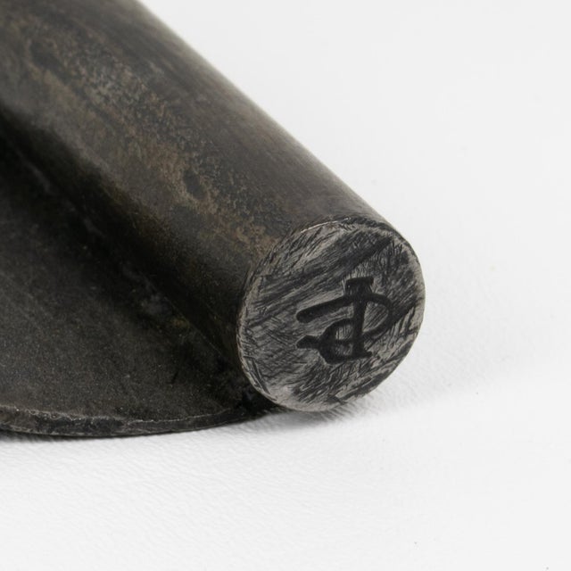 Charles Piguet Modernist Wrought Iron Candelabras Candle Holders For Sale - Image 11 of 11