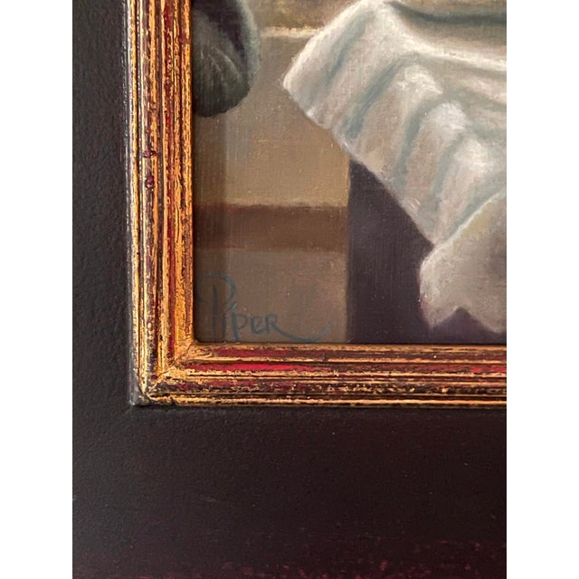 First Blooms by Marsha Whitesides Piper | Oil on Linen dibond panel Still life of flowers in a vase For Sale - Image 4 of 5