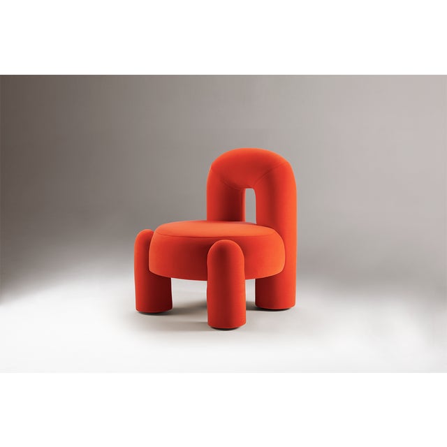 Textile Marlon Chair by Dooq Details For Sale - Image 7 of 16