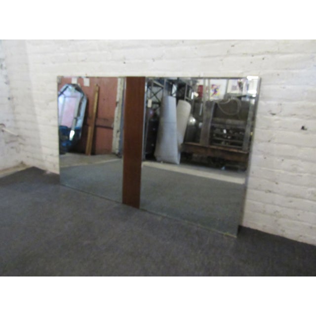 Large Mid-Century Modern Mirror For Sale - Image 4 of 8