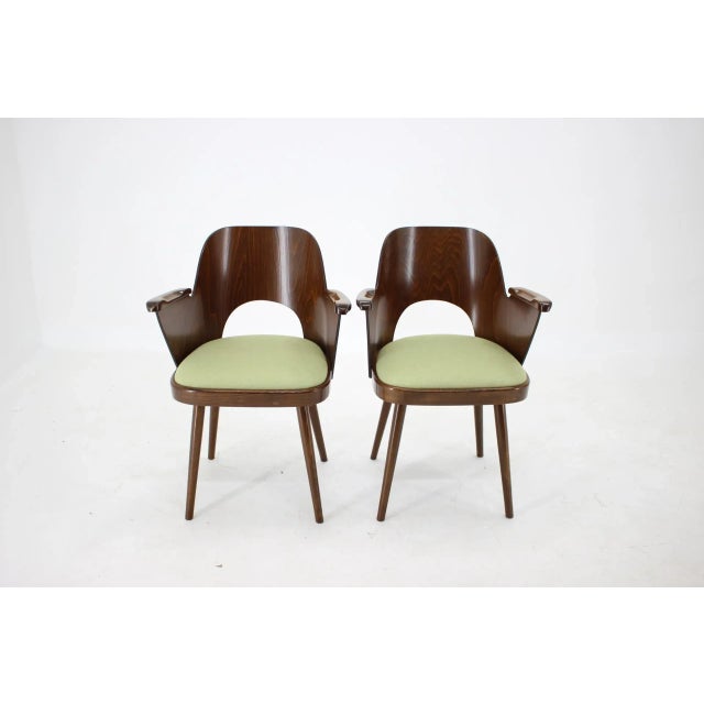 Oswald Haerdtl Dining Chairs by Oswald Haerdtl, Czechoslovakia, 1960s, Set of 4 For Sale - Image 4 of 10