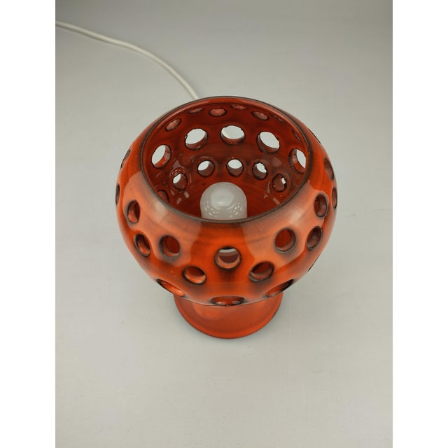 Small Ceramic Table Lamp by Johan Ove Brandels, Sweden, 1970s For Sale - Image 5 of 11