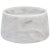 Gold Small White Carrara Marble Cat or Dog Bowl For Sale - Image 8 of 8