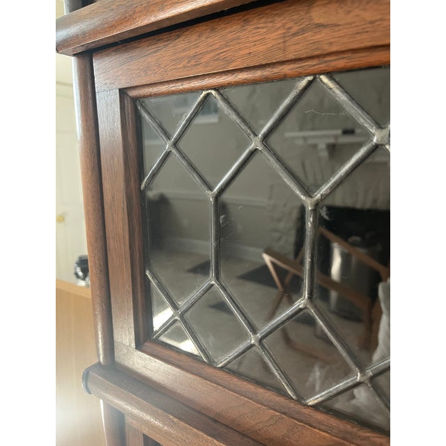 English Antique English Barrister Bookcase For Sale - Image 3 of 7