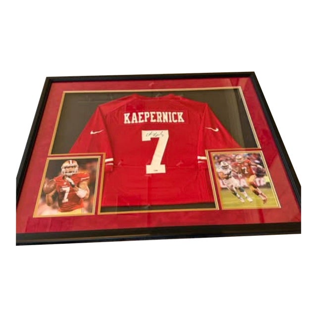 Kaepernick Autographed Framed 49ers Jersey For Sale
