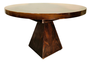 Vintage Extendable Round Chelsea Table by Vittori Introini for Saporiti, 1960