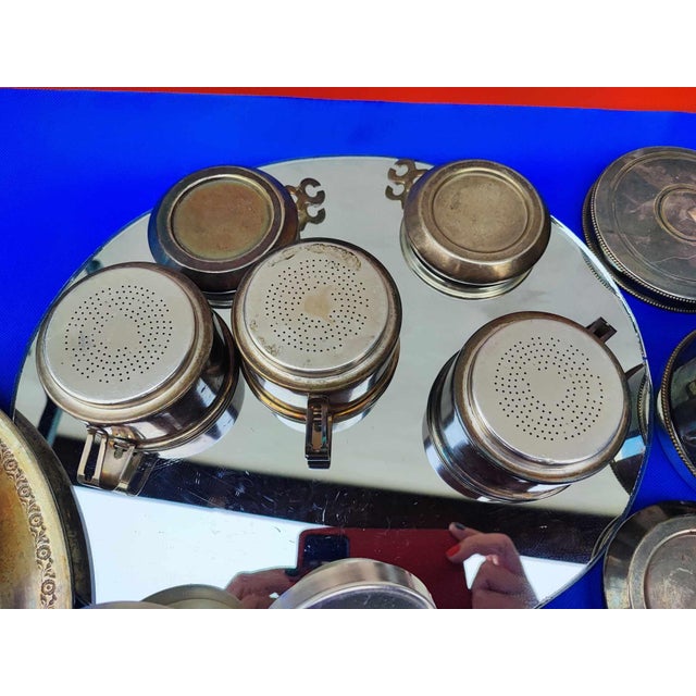 Vintage Art Deco Sugar Bowl, 1950s, Set of 5 For Sale - Image 7 of 13