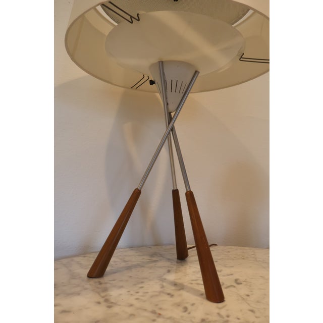 1960s Vintage 1960s Gerald Thurston for Lightolier Table Lamp For Sale - Image 5 of 16