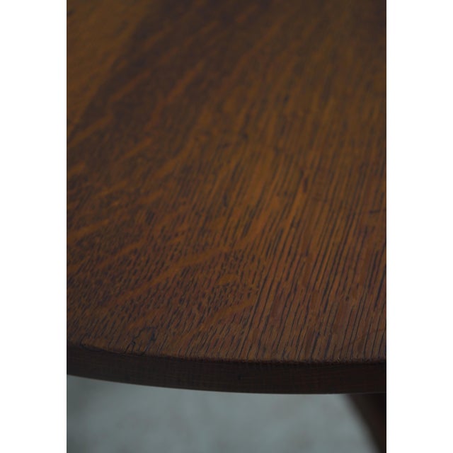 Stickley Gustav Stickley Antique 40 Inch Round Table For Sale - Image 4 of 13