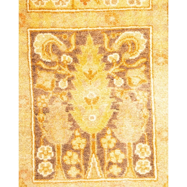 Traditional Mogul, One-of-a-Kind Hand-Knotted Area Rug in Ivory, 3' 1" x 4' 10" For Sale - Image 3 of 8
