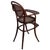 Vienna Secession Bent Oak & Caine Children's High Chair Attributed to Gebrüder Thonet For Sale - Image 4 of 7