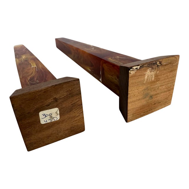 Collection of Faux Tortoise Shell Obelisks and Paper Machè Decorative Sphere For Sale - Image 13 of 18