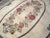 1900 - 1909 Amazing Ivory Ground Color Wiht Flower Details in the Center in a Medallion/Crest Design American Hooked Rug For Sale - Image 5 of 5
