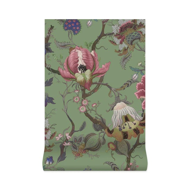 House of Hackney House of Hackney Artemis Wallpaper - Jadeite For Sale - Image 4 of 4