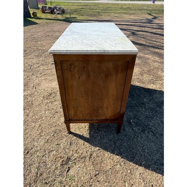 18th Century Louis XVI Carrara Marble Top Chest of Drawer / Commodes For Sale - Image 11 of 18