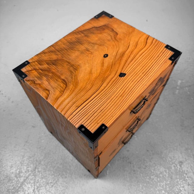 Metal Vintage Japanese Jewelry Chest, 1980s For Sale - Image 7 of 11