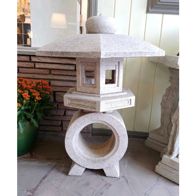 1940s Japanese Garden Ornament Granite Lantern Chairish